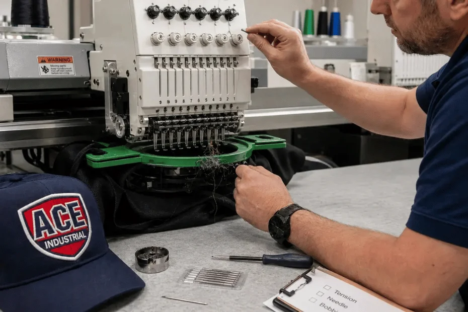 Fixing embroidery quality issues
