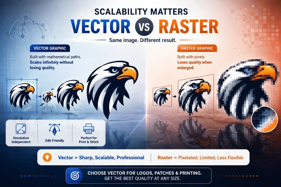 Vector vs Raster Image